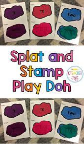 Splat And Stamp Play Doh Sight Words Sight Words Word Work Stations Word Work Activities