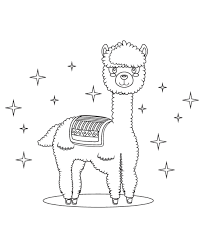 Report abuse llamacorn coloring pages free transparent png download and print these kawaii coloring pages for free. Cute Llama Coloring Page Only For You Kids Tsgos Com Tsgos Com