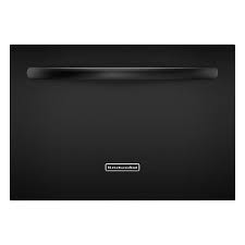 single drawer dishwasher black