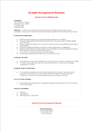 How to write an mba application resume even if you have little experience. Gratis Mba Fresher Resume Example