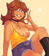 Princess Daisy is looking tan and lazy (queenchikkibug) [Super Mario] : r rule34