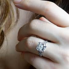 A Truly Magnificent Vintage Engagement Ring From Tiffany Co The 4 Carat Assc Art Deco Diamond Ring Engagement Art Deco Engagement Ring Deco Engagement Ring