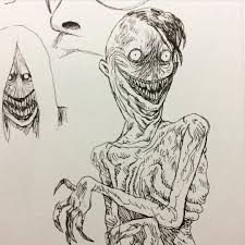 The monster project is an effort to teach children about creativity and the power of their own minds. Artintimesofanger Monsters Sketch Scary Monster Sketch