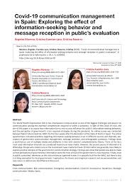 La limita extremă este un thriller de acțiune plin de adrenalină, producție a companiei alcon entertainment. Pdf Covid 19 Communication Management In Spain Exploring The Effect Of Information Seeking Behavior And Message Reception In Public S Evaluation