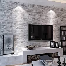 Wallpaper 3d Pvc Stone Patterned Rolls Design Tv Background Home Decor