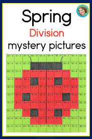 Spring Mystery Pictures For Division Facts Practice Mystery Pictures Division Facts Practice Math Fact Practice