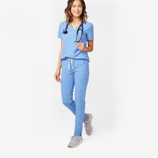 Women S Ceil Blue Yola Tall Skinny Scrub Pants Stylish Scrubs Scrub Pants Nurse Outfit Scrubs
