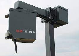 Sublethal Remote Gun Pro Use: Medium to high risk self defence where non/less lethal force should be used. Weapon: Civilian Paintball Gun firing up to 3