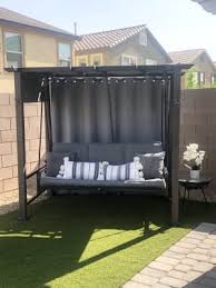 Enjoy free shipping and discounts on select orders. Broyhill Patio Pergola Cushioned Daybed 3 Person Swing Big Lots