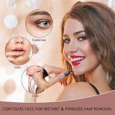 innobeaut Facial Hair Remover for Women, Painless Hair Removal Device  Portable Womens for Lip, Chin with USB Rechargeable, Rose Gold: Buy Online  at Best Price in UAE