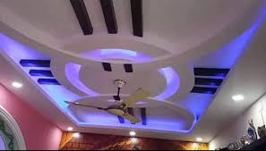 Modern gypsum wall pop design: Interior Main Hall Fall Ceiling Design Decoomo