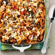 Contest Winning Greek Pasta Bake Recipe Greek Pasta Mediterranean Recipes Leftover Rotisserie Chicken