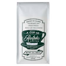 RALPH'S COFFEE Whole Beans Ralph's Roast 10oz 283.5g Bag Ralph Lauren JAPAN