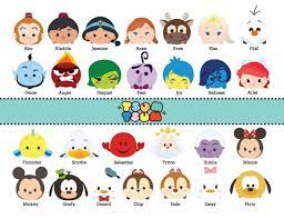 Disney Tsum Tsum 65 Images At 300dpi Resolution Digital Clipart Disney Tsum Tsum Birthday Party Party Supplies Disney Tsum Tsum Tsum Tsum Tsum Tsum Party