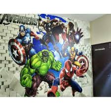 Maybe you would like to learn more about one of these? Korean Paper Avengers Wallpaper Rs 27 Square Feet Look Interior Concepts Private Limited Id 20318418133