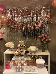 Pin By Jintana Tongchun On Rose Gold Birthday Party Ideas Gold Birthday Party Gold Birthday Birthday Parties