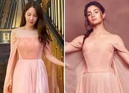 Check spelling or type a new query. The Penthouse Actress Lee Ji Ah And Alia Bhatt Wore Same Georges Chakra Peach Gown On Two Different Occasions Bollywood News Bollywood Hungama The Wall Fyi