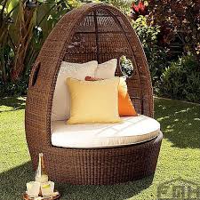 Outdoor Wicker Canopy Day Bed Brownie Outdoor Furniture Decor Rattan Outdoor Furniture Outdoor Wicker Chairs