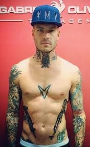 Join the discussion or compare with others! Polemico Mateus Verdelho Faz Tatuagem De Dois Fuzis Na Barriga Entretenimento R7 Famosos E Tv