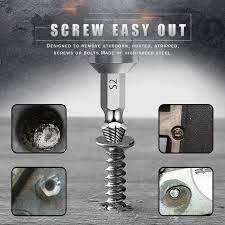 Damaged Screw Extractor Kit Modernindigo Screws And Bolts Electric Hand Drill Screw