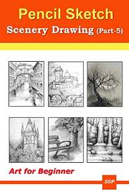 How to draw a neighborhood. Amazon Com Pencil Sketch Scenery Drawing Part 5 Art For Beginner Ebook P Ss Kindle Store