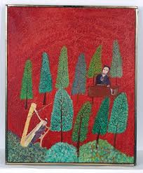 Harry Lieberman When King Saul Threw The Spear Naive Art Art Art Boards