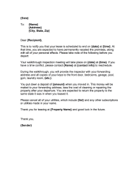 Landlord Move Out Letter Template Being A Landlord Rental Agreement Templates Apartment Management