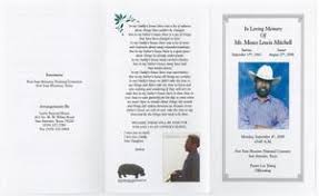 Funeral Program for Moses Lewis Mitchell, September 4, 2006]