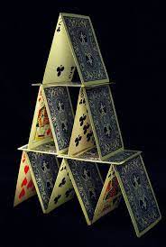 If you keep the flaps you can tape them together so they do not pull apart during playtime. Make A Card Castle Big Enough To Use An Entire Deck Of Cards Alice And Wonderland Quotes Design Challenges Cards Aesthetic