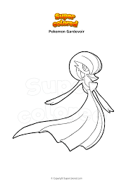 Gardevoir « pokémon fanart (cornelia harrington) it is known as the embrace pokémon. Coloring Page Pokemon Gardevoir Supercolored Com