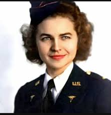 Www.thisdate.com remembers Lieutenant June Wandrey Mann of the US Army  Nurse Corps, who during World War II earned EIGHT battle stars for serving  in Africa, Sicily, ltaly, France and Germany. https://rb.gy/w77x1w Toward