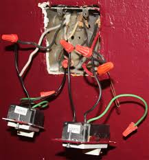 Clamp the remodeling box to the wall. How Do I Wire These Dimmer Switches The Current Wiring Is Crazy Home Improvement Stack Exchange