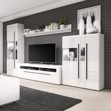 Wohnzimmer Wohnwand Weiss In 2020 Home House Plans Home Decor