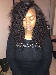 Unlike hair lengths, side parts. Deep Side Part Curly Sew In Curly Sew In Curly Hair Styles Hair Journey