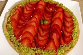 Tarte Fraises Pistaches Tarte Aux Fraises Fruits De Saison Printemps