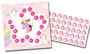 Reward Chart With Stickers Unicorn Select Potty Target