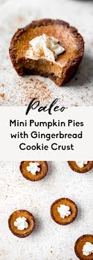 Healthy Mini Pumpkin Pies Paleo Gluten Free Ambitious Kitchen Recipe In 2020 Mini Pumpkin Pies Paleo Pumpkin Pie Pumpkin Pie