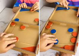 How To Make A Parent Child Game Player From Cardboard Home Activity Science Experiments For Kids Ronyes Tech