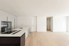 Wide windows and light wood in a modern + natural living room. Empty Living Room Stock Photos Stock Images And Vectors Stockfresh