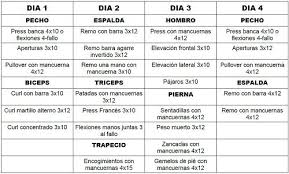 Empieza tu rutina de musculación en casa si no quieres eternizarte esperando a que se quede libre la zona de pesas de tu gym. Pin En Rutinas Definicion Volumen