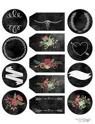 Free Chalkboard Label Printables We Lived Happily Ever After Printable Labels Vintage Design Graphic Labels Printables Free