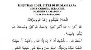 Pertama, indonesia dengan penduduk beragama islam Download Naskah Khutbah Idul Fitri Dari Kemenag Untuk Dilaksanakan Di Rumah Saat Pandemi Corona Tribun Jogja