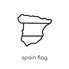 Round country flag spain icons to download | png, ico and icns icons for mac. Spain Flag Icon Trendy Modern Flat Linear Vector Spain Flag Icon On White Background From Thin Line Country Flags Collection Stock Vector Illustration Of Color Sovereign 130942009