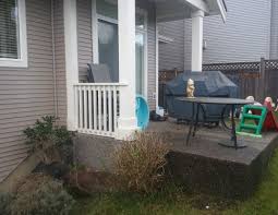 Put this beautiful, lasting patio in your backyard. Should I Build A Deck Over My Existing Concrete Patio Or Other Home Improvement Stack Exchange