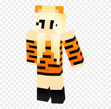 Tiger skin for minecraft, tiger. This Is A Cute Minecraft Skin Tiger Skin Minecraft Cute Minecraft Girls Skin Hd Png Download 446x741 2578676 Pngfind