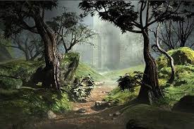 Through The Woods Tiger Art Fantasy Castle Fantasy