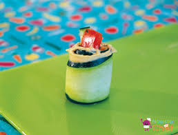 Before proceeding for the noodle, you need to cut the edges of your zucchini. Nomster Chef Z Is For Zucchini Zucchini Sushi Fun Food Recipes For Kids To Make For Healthy Eating