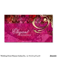 Get your free event planning business plan template. Wedding Event Planner Indian Damask Pink Gold Business Card Zazzle Com In 2021 Wedding Planner Business Wedding Planner Card Wedding Planner Business Card