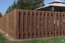 Sand vinyl shadowbox fence gate kit. Add Some Privacy To Your Backyard With 6 Low Maintenance Composite Fencing By Ultradeck This Shadow Box Good Neighbor Fence Fence Design Modern Fence Design