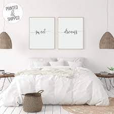 Amazon Com Sweet Dreams Print Set Bedroom Wall Decor Set Of 2 Bedroom Prints Sweet Dreams Pos Bedroom Wall Wall Decor Bedroom Bedroom Prints
